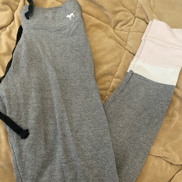 Victorias Secret Pink Campus Cotton Drawstring Leggings size XS - Picture 5 of 7